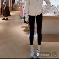 朵以加绒冬季打底裤瑜伽裤鲨鱼裤39PD019042高腰加厚秋冬