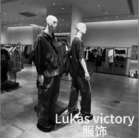 HI-J91002-春秋男士立领纯色小标刺绣翻盖口袋休闲宽松行政夹克