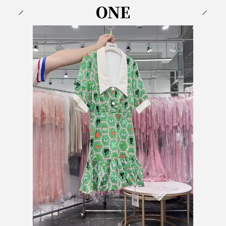 【ONE】NN939新款重工高品质显瘦设计感新款连衣裙气质设计款
