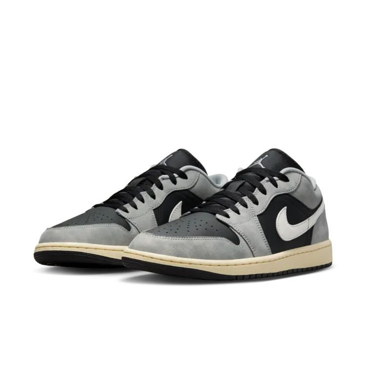 NIKE/耐克【可自提】AJ1男黑水泥低帮运动休闲鞋HQ2010-012