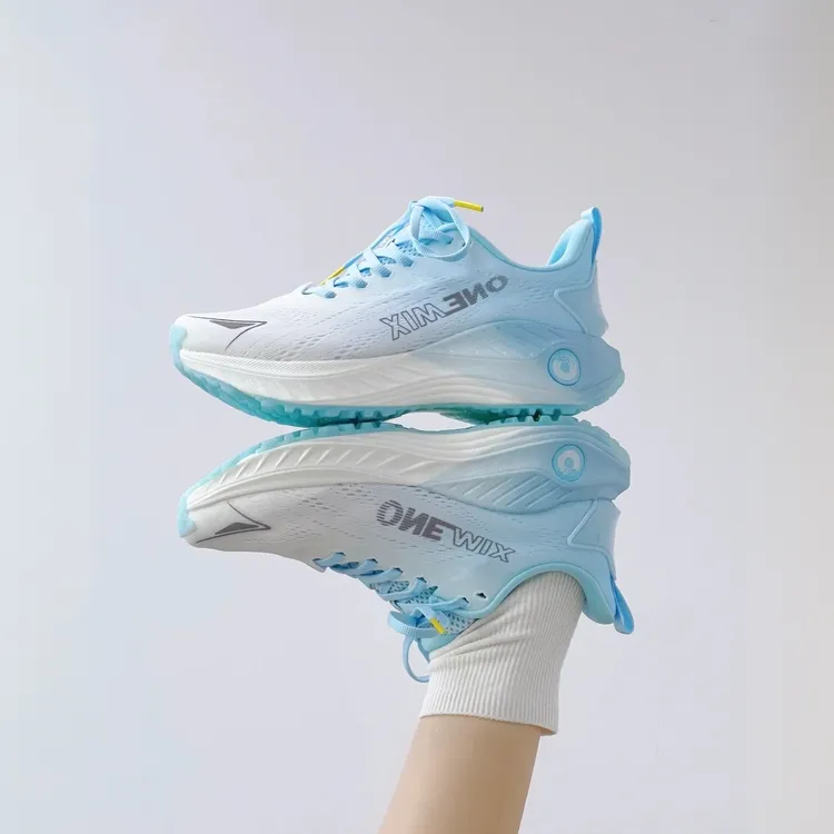 【双层避震】ONEMIX玩觅跑步鞋缓震透气专业爽跑鞋网面运动鞋轻便商品图
