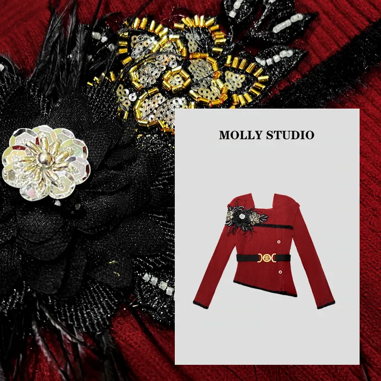 【玫瑰庄园】Molly 时尚气质简约 上衣 M2025539
