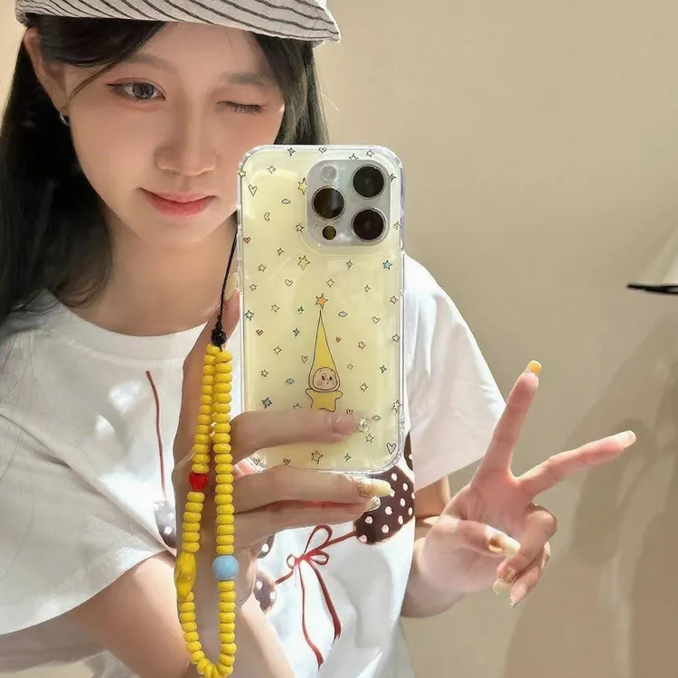 爱心星星人适用苹果iphone小米15/14/13promax防摔vivo华为oppo