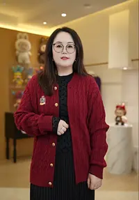 【深圳霞姐】秋款上新大码女装百搭气质针织开衫