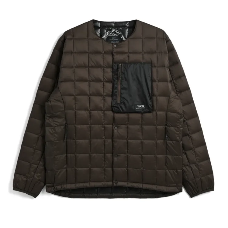 TAION体温【800蓬户外方格羽绒胆】