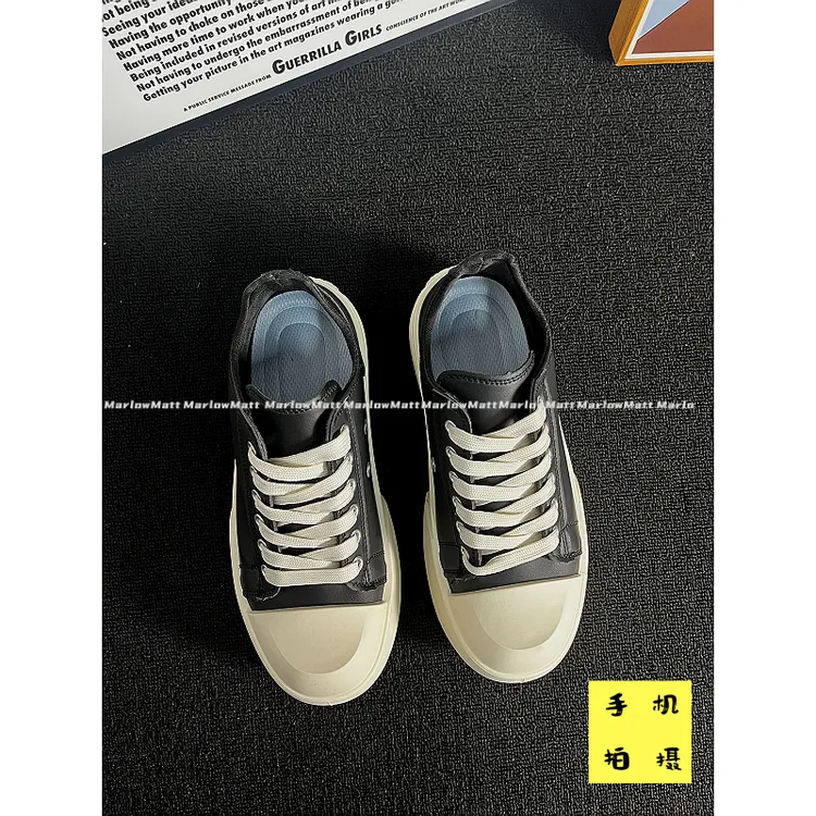 MarlowMatt青年极简风增高加绒保暖休闲板鞋情侣日常通勤逛街潮鞋