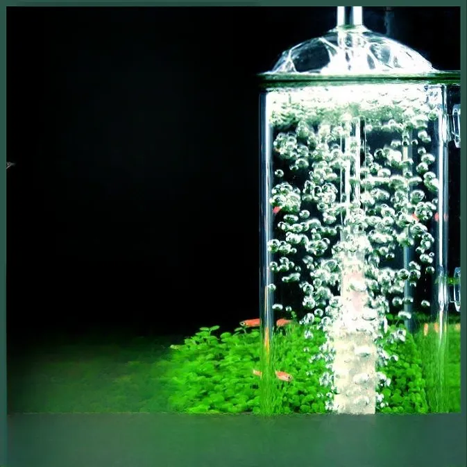 鱼缸气泡条水族箱打氧增氧造景瀑布式气帘静音循环打氧气石