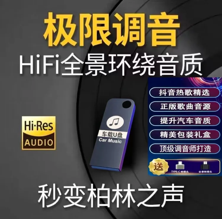 【大娃数码】 抖音热榜经典车载正版车载U盘热榜流行网络中文DJ