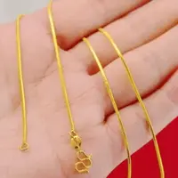 铜合金项链 《韵系列》蛇骨链时尚百搭精美