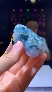 定制翡翠未镶嵌1015hm-毛货挂件46