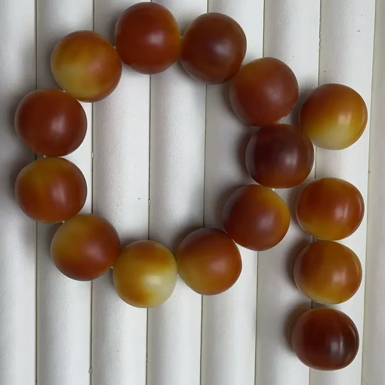 多年风化原果原色天然黑红菩提根手串干车干磨大卡【私人定制专拍】