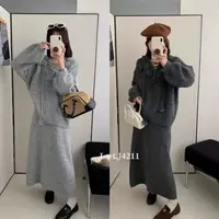 米满满-奶油欧尼（ 4211#）法式慵懒风气质套装 