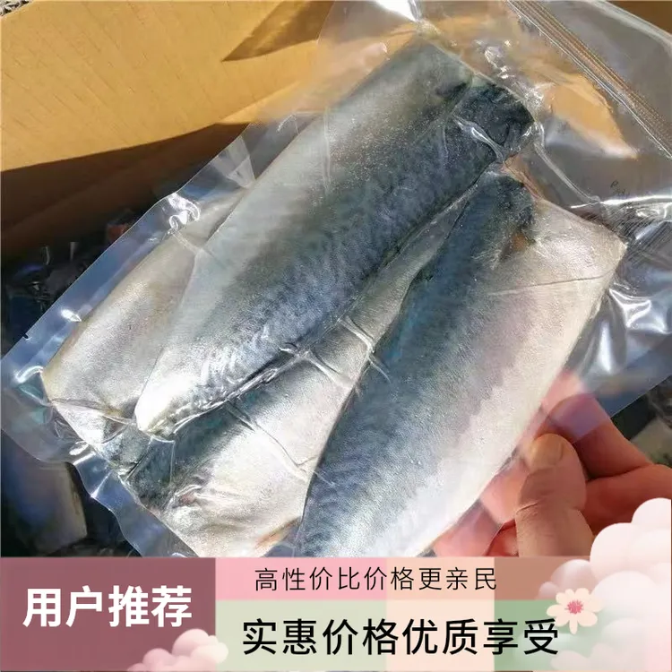 鲅鱼片5包/每包5片盐渍去刺鲐鱼片青花鱼鲐鲅鱼刺身烧烤冷链包邮！