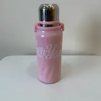 可乐高颜值大容量不锈钢保温杯便携背带水杯随机发 FL