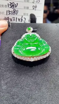 【闪购商品】翡翠吊坠(赠链)银S925镶嵌0531959475