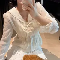 【Chicen】♥云絮花边显瘦法式甜系千金风衬衣