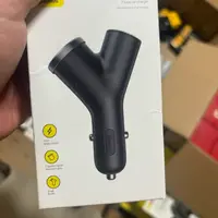 95新  倍思 Y型双USB 3.4A+点烟器