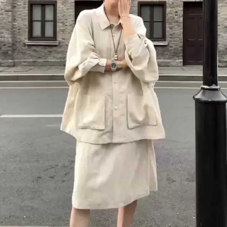  2025夏季新款时尚显瘦气质女士网红洋气两件套百搭款D6607