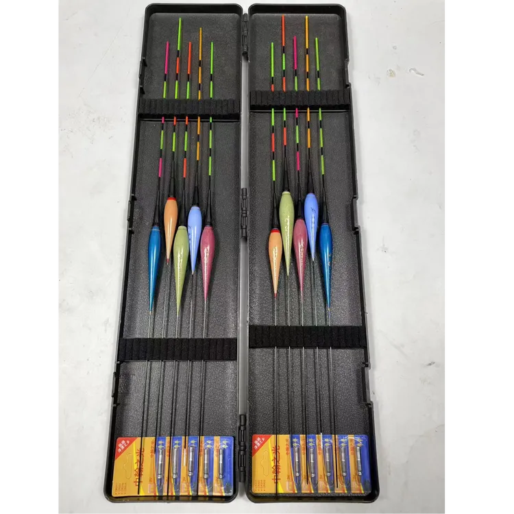 【10支变色夜光漂】日夜两用5目高亮度电子漂套装1.2到3.5克送漂盒