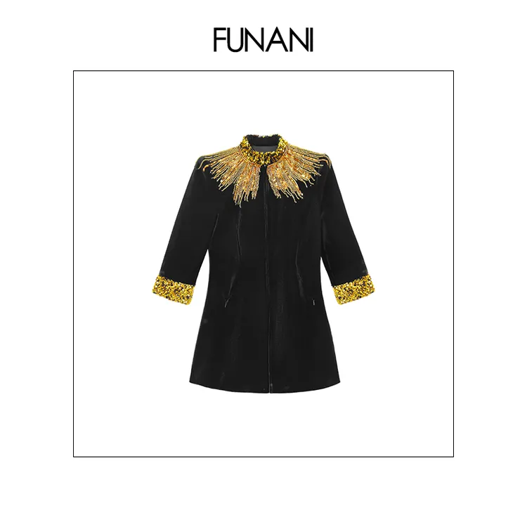 【FUNANI】 轻奢法式高级感重工原创设计感 上衣 XG2530028A
