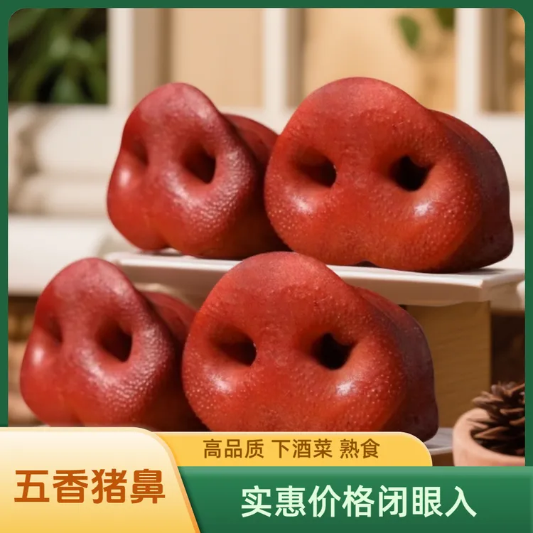 五香猪鼻子猪拱嘴肉类下酒菜熟食真空包装卤味下饭菜解馋下饭菜