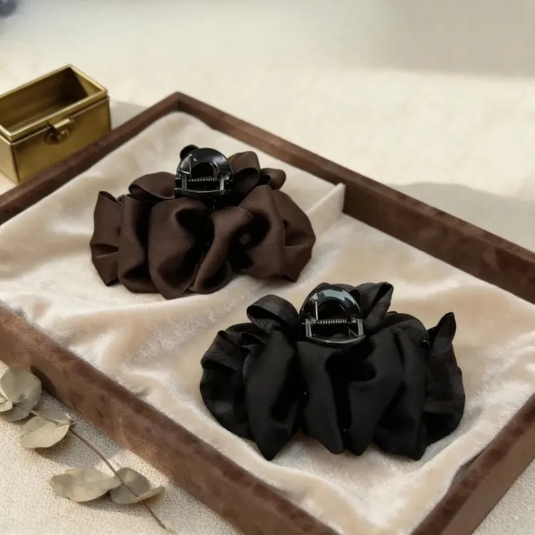 千金风复古法式气质新发夹夹子ins发卡气质简约风发饰抓夹复古风