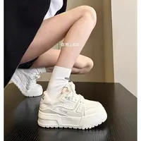 欧货真皮小白鞋女2025新款单鞋小个子舒适百搭休闲鞋