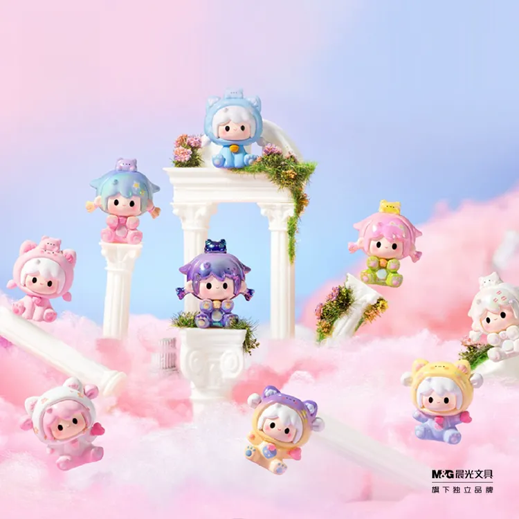 【代拆】UU悠悠萌粒初代和小喵的出行日记出行时光可爱萌粒潮玩