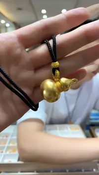 定制足金吊坠(不含链)葫芦吊坠HTHJ514