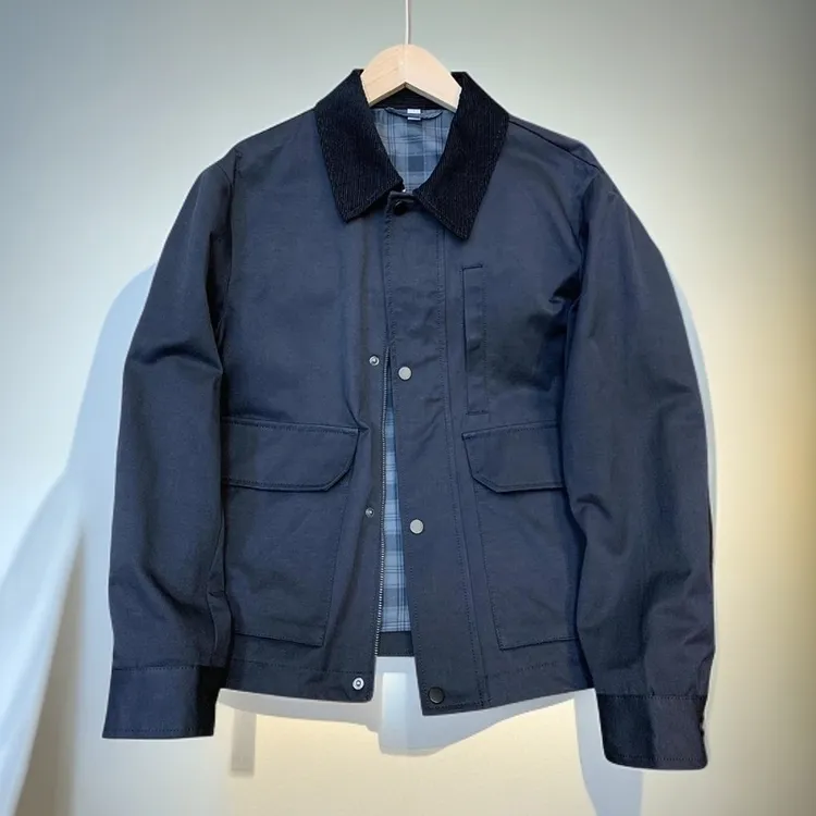 美式复古内衬格子工装夹克男士秋冬时尚外套潮流痞帅炸街情侣上衣