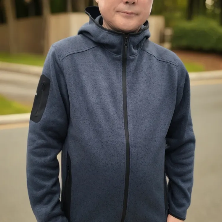 标识长袖连帽男款卫衣舒适实用（7009玲）