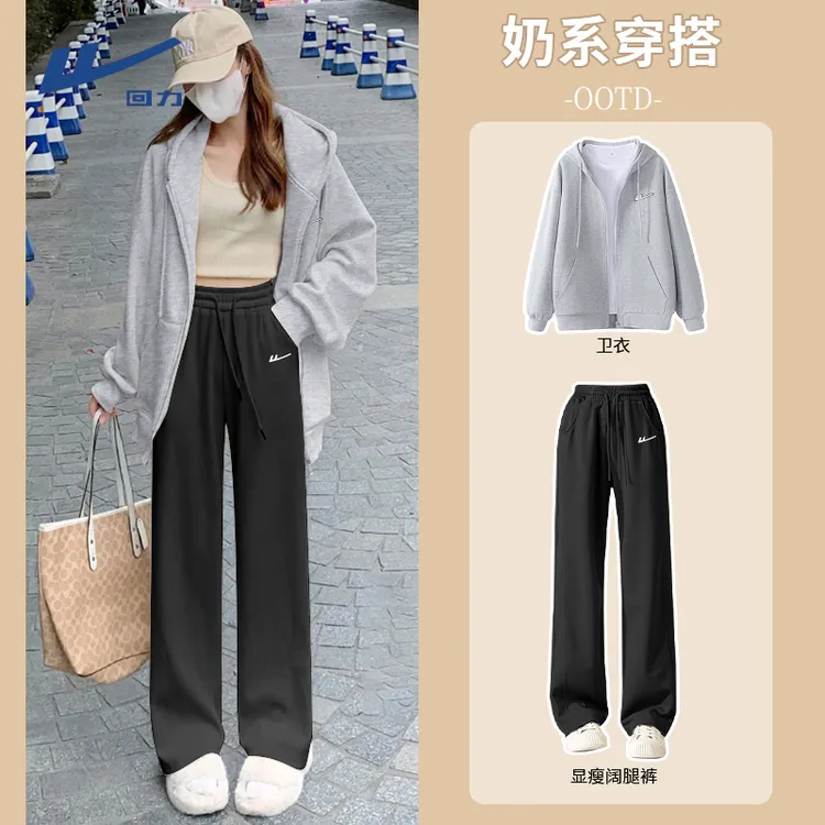 回力运动套装女秋2025新款爆款学生休闲卫衣休闲卫裤初秋韩系穿搭