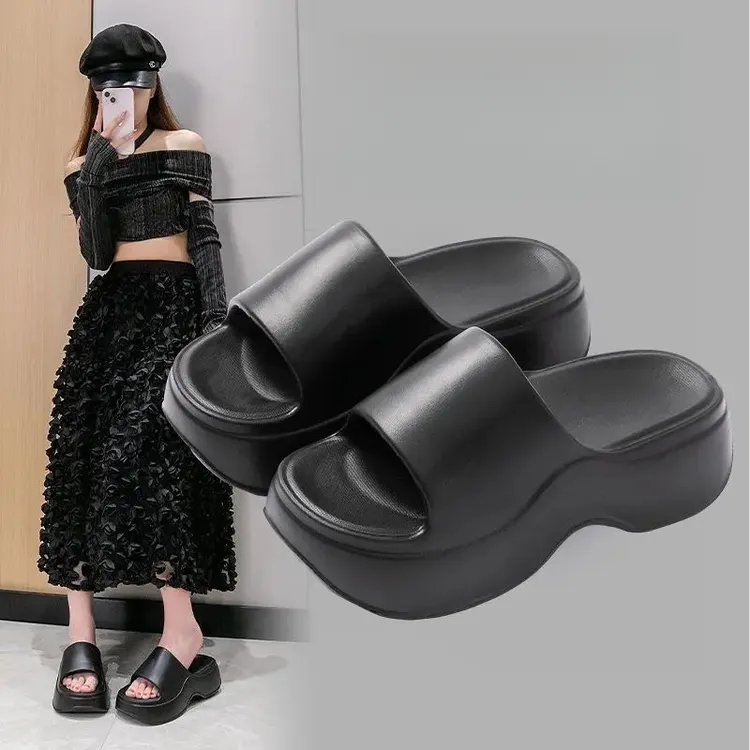 【暴走三亚鞋】小个子福音踩屎感厚底凉拖鞋洗澡防滑EVA夏季