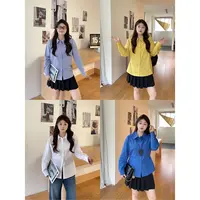 裂渡宣宣【稀有单品】微胖大码女秋百搭多色基础两穿衬衫ZY507A16