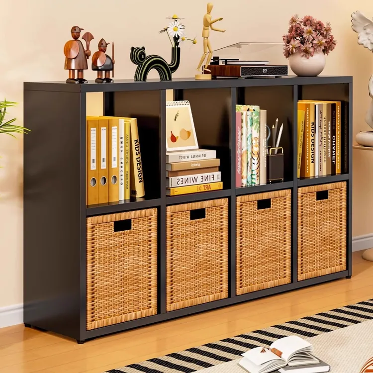 卡莱克格子柜钢制自由组合书柜无醛多功能柜客厅落地置物架铁艺