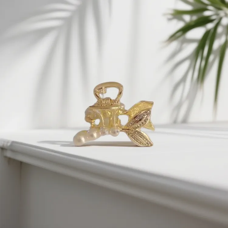 发夹气质网红迷你发卡复古金色小抓夹