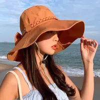 春夏防晒帽渔夫帽骑车帽十九组合套装不送防风绳
