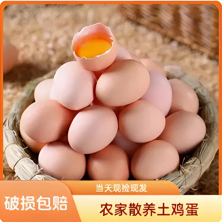 特大号30枚散养虫草新鲜鸡蛋营养健康每日甄选土鸡蛋