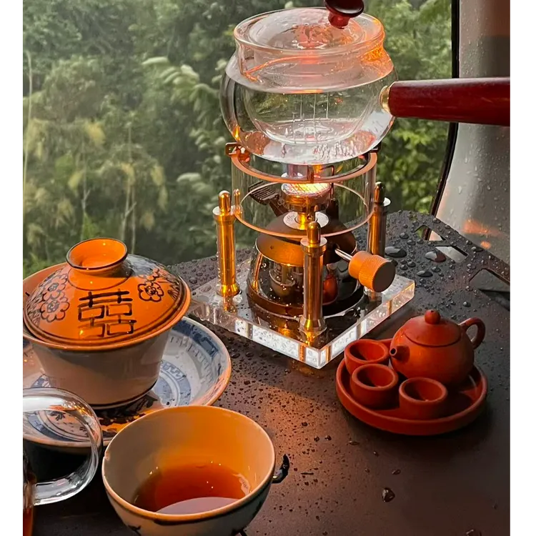 26年升级室内外明火炉充气炉户外炉具煮茶炉红外瓷炉头透明观火炉商品图