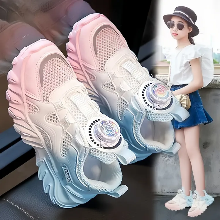 女童鞋阿童木夏季新款儿童鞋子运动鞋女孩老爹鞋网面透气网鞋夏款