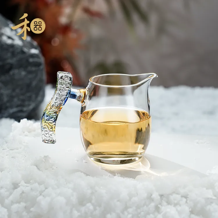 禾器迷翠·玉锦茶海高硼硅玻璃公道杯高档建议容量:300ml禾器茶具商品图