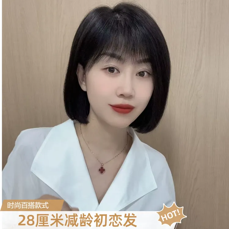 【全真发】减龄初恋发双递针全手织头套27-28CM