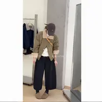 【两面派】冬季新款韩版羊羔毛拼接翻领新款时尚百搭派克服