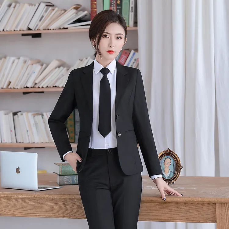 职业套装女西装面试正装西服套装大学生装全套职业上班毕业西装