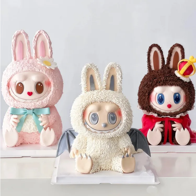 高品质拉布布labubu生日蛋糕昆明杭州武汉成都重庆北京同城配送