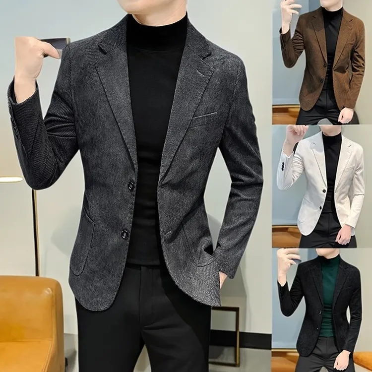 NYING 时尚小西装外套男士秋季款2025新款痞帅高级感男装休闲男潮