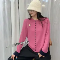 中老年女装毛针织衫时尚长袖套头开衫打底衫71261