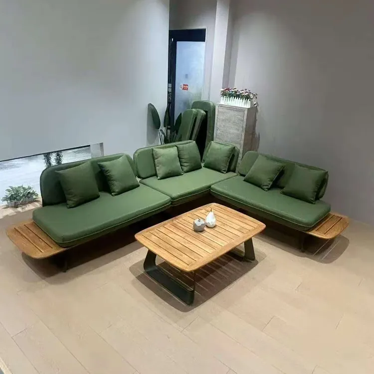 柚乐场 户外铝制沙发彩色桌椅别墅酒店庭院露台花园餐桌椅沙发