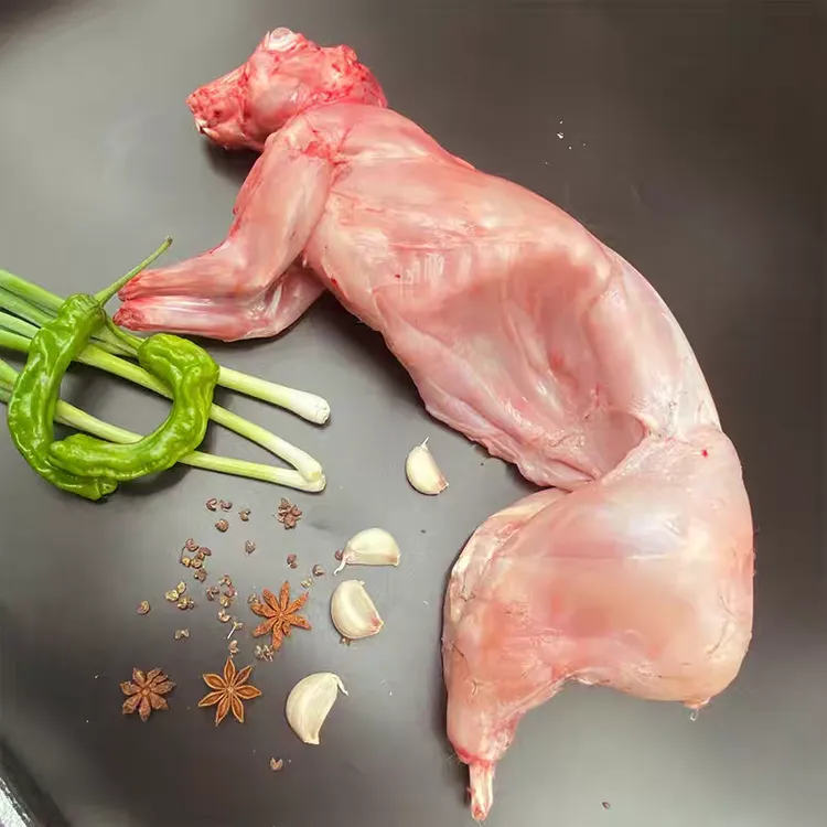 新鲜农家散养现杀整只奔跑兔肉顺丰包邮