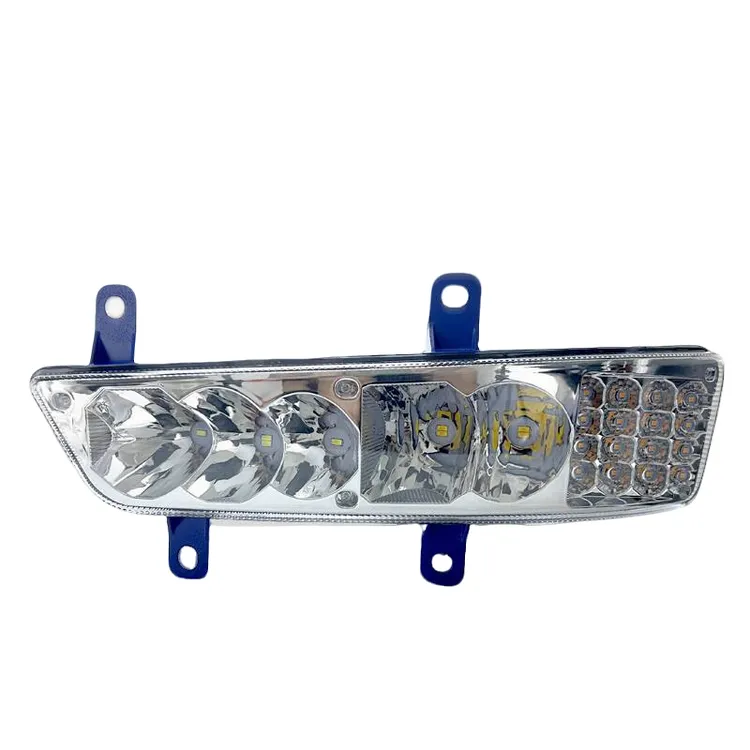 新款解放j6p前雾灯总成550/500/460/420超亮LED转向前杠电子大灯